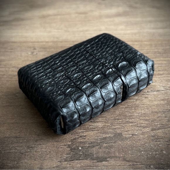 Crocodile Real Skin Case for Zippo Lighter Standard Size (Made in USA 🇺🇸) - Picture 2 of 9